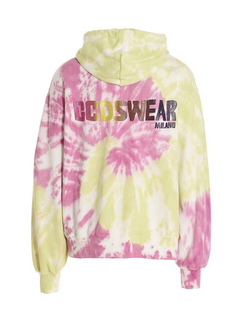 Gcds Pink Tie Dye' Hoodie for men