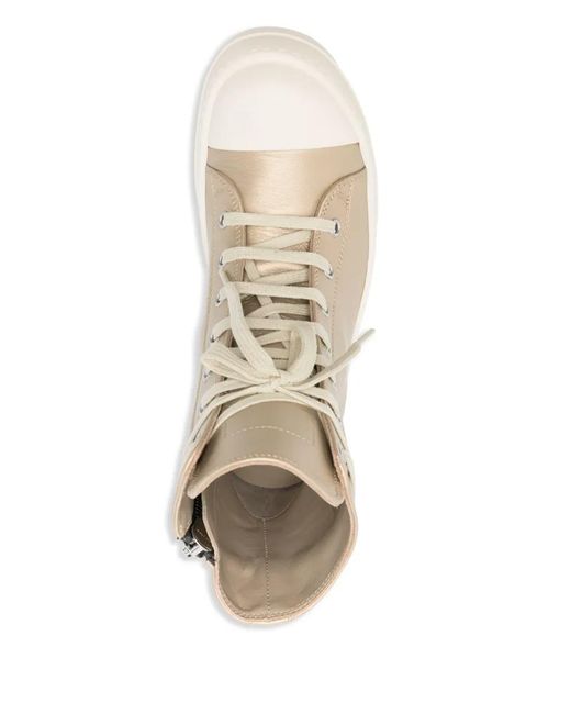 Rick Owens Natural High-top Sneakers