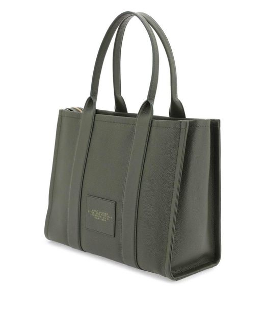 Marc Jacobs Green The Leather Large Tote Bag