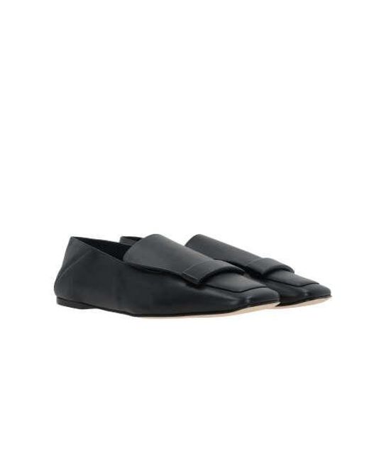 Sergio Rossi Black Flat Shoes