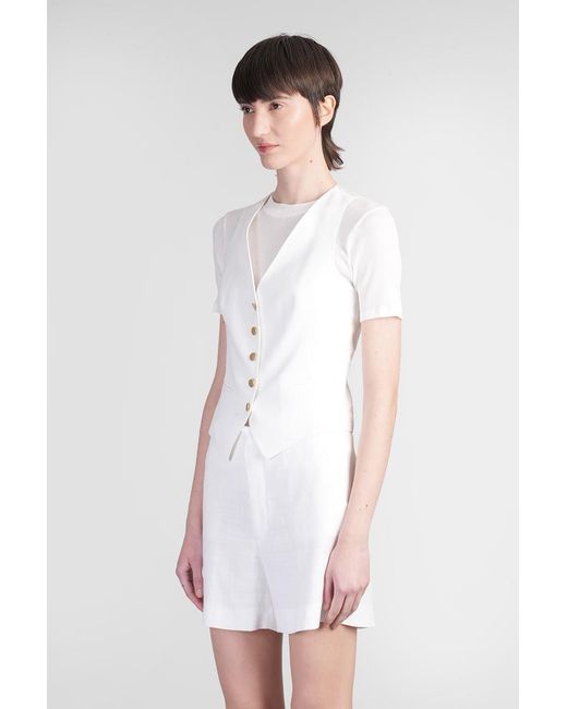 Tagliatore White Giselle Vest