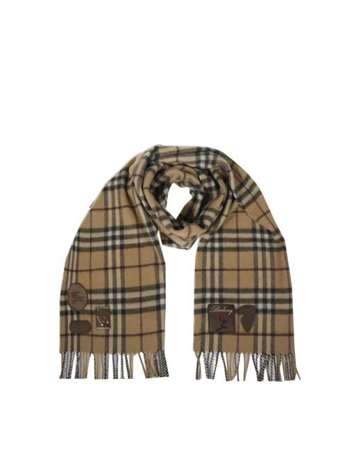 Burberry Green Mu M Chk With Badges