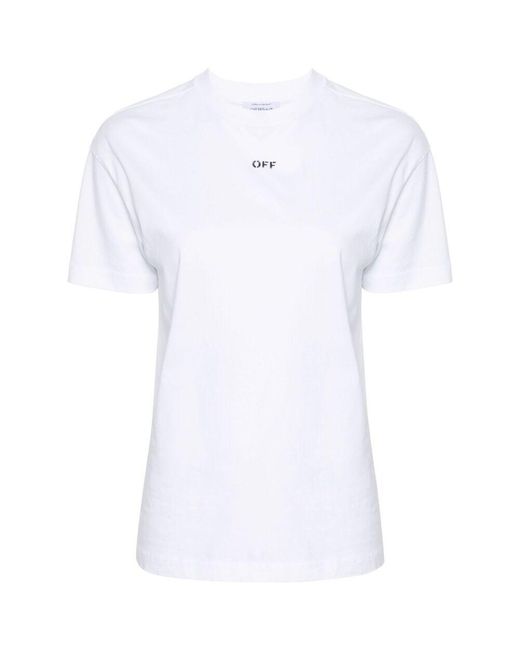 Off-White c/o Virgil Abloh White Off- T-Shirts