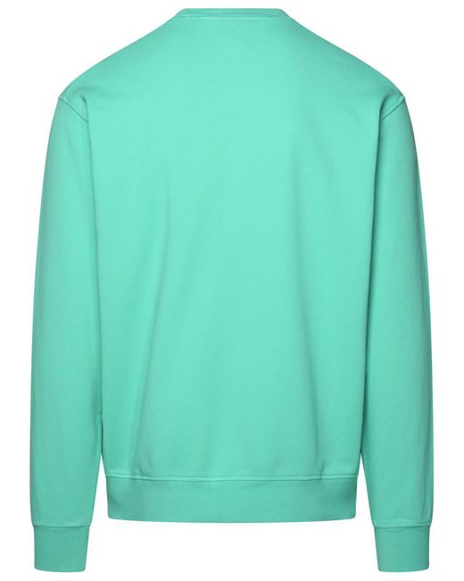 DSquared² Green Mint Cotton Sweatshirt for men