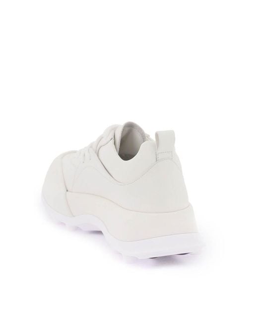 Jil Sander White Orb Sneakers for men