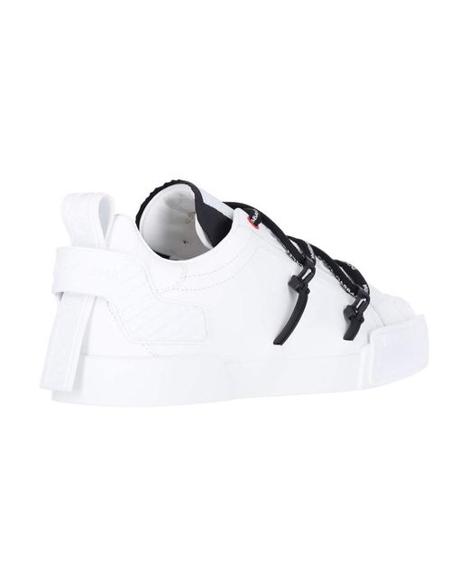 Dolce & Gabbana White 'portofino' Sneakers for men