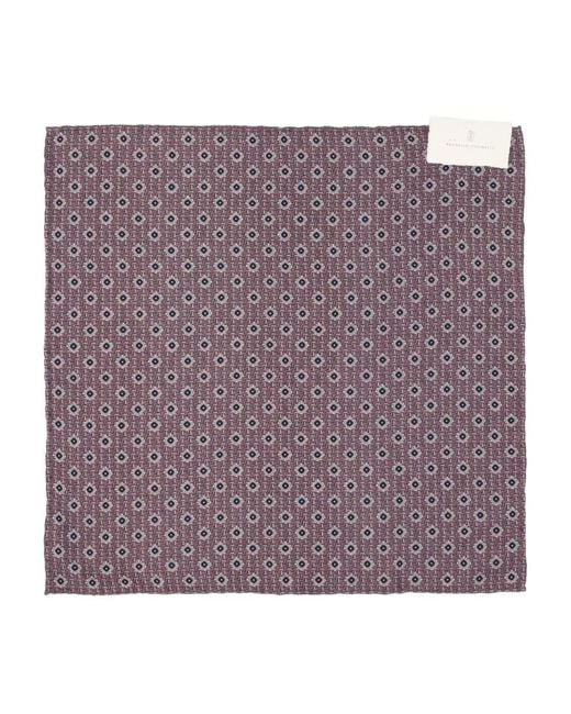 Brunello Cucinelli Purple Scarfs for men