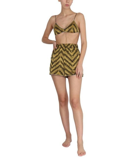 Oseree Green "safari" Shorts
