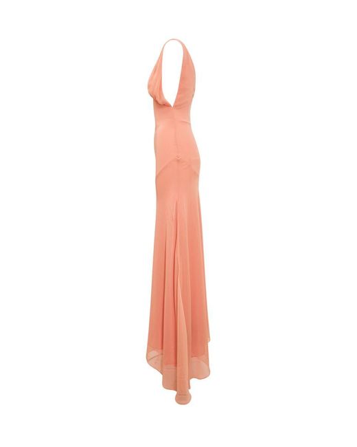 De La Vali Pink Long Dress
