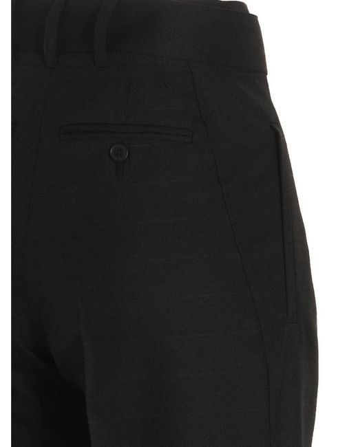 CAPASA MILANO Black Check Pants