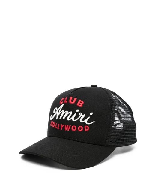 Amiri Black "Club Trucker Hat Accessories