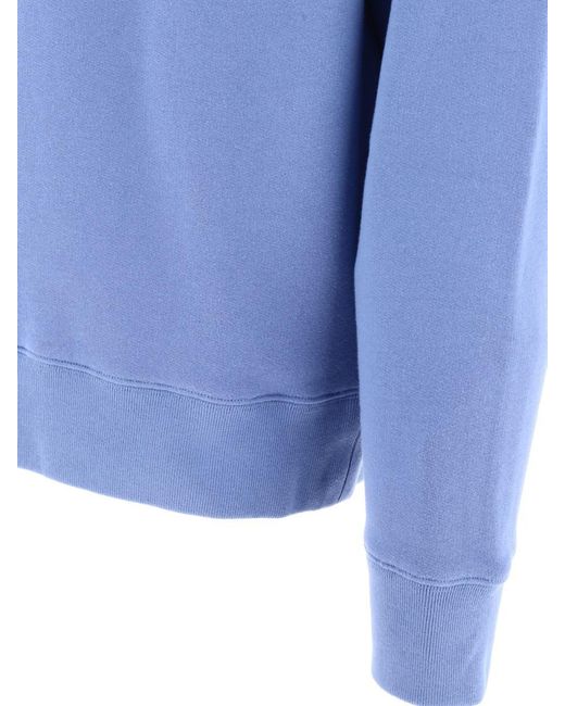 Maison Kitsuné Blue "Tonal Fox" Sweatshirt for men