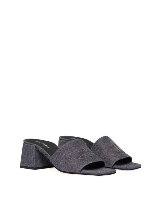 Courreges Gray Sandals