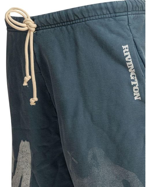 RRR123 Blue Shorts for men