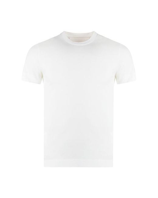 Givenchy White Cotton Crew-neck T-shirt for men