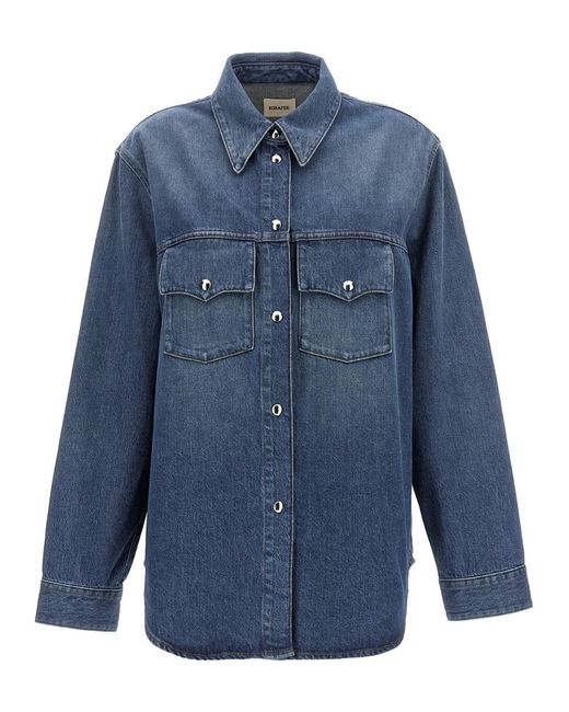 Khaite Blue Jinn Denim Shirt