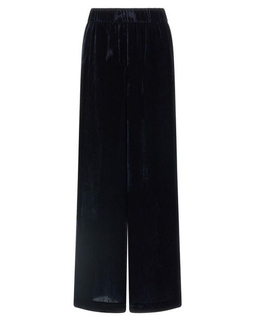 Peserico Black Velvet Pants