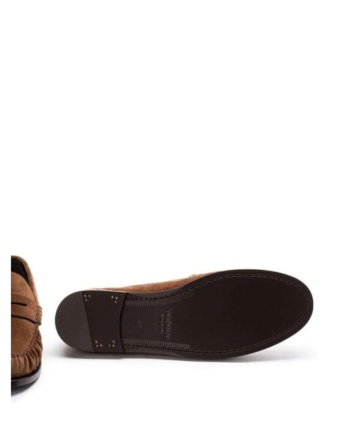 Saint Laurent Black Flat Shoes for men