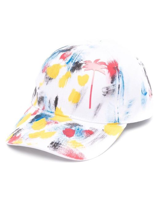 Palm Angels Cotton Hats White for Men 