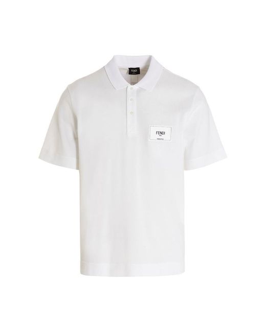 Fendi White T-Shirts & Tops for men