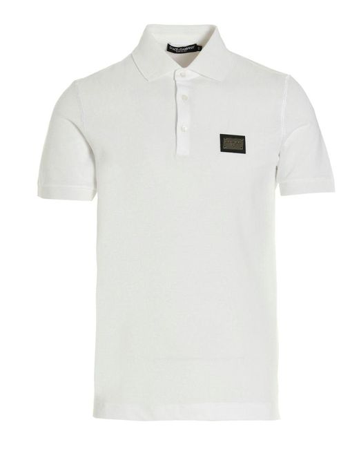 Dolce & Gabbana White T-Shirts And Polos for men