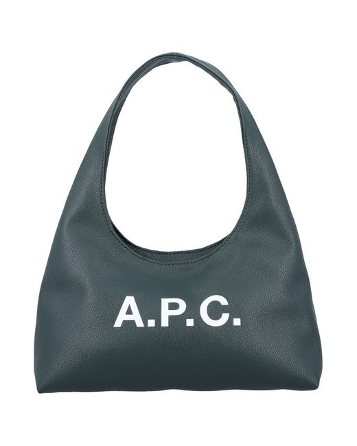A.P.C. Blue Baby Ninon Shoulder Bag