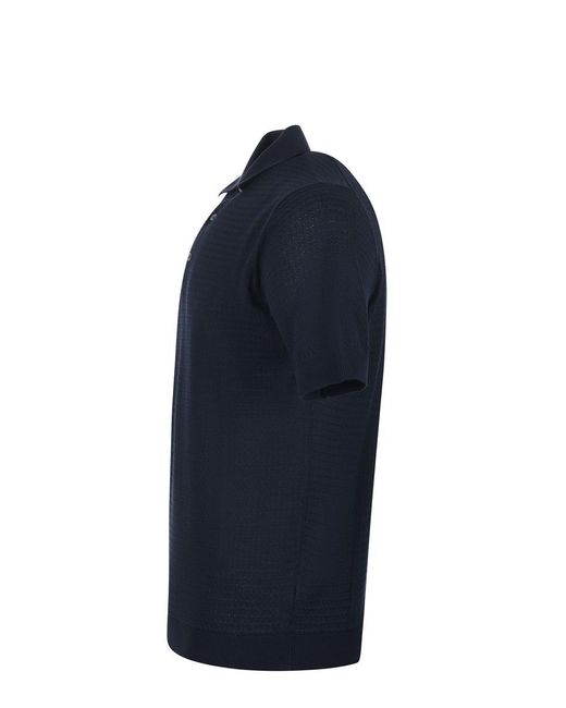 FILIPPO DE LAURENTIIS Blue T-Shirts And Polos for men