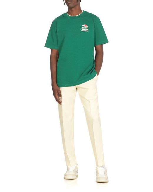 Casablanca Green T-shirts And Polos for men