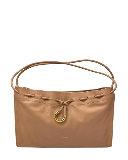 Coccinelle Beige Pelle Women Handbag main image 1