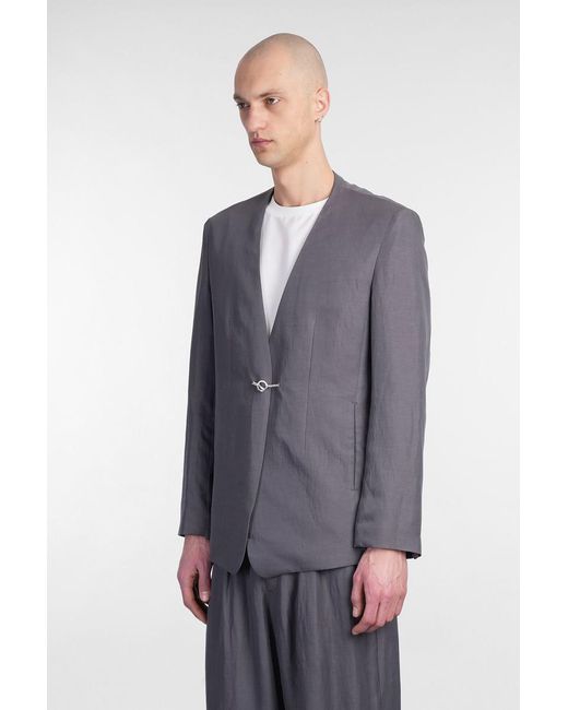 Attachment Gray Blazer for men