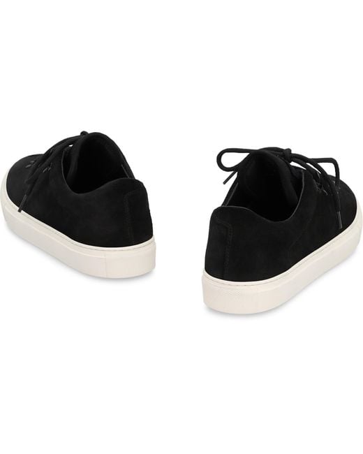 Stone Island Black Suede Sneakers for men