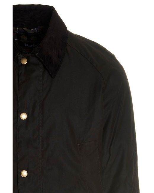 Barbour Black Ashby Casual Jackets for men