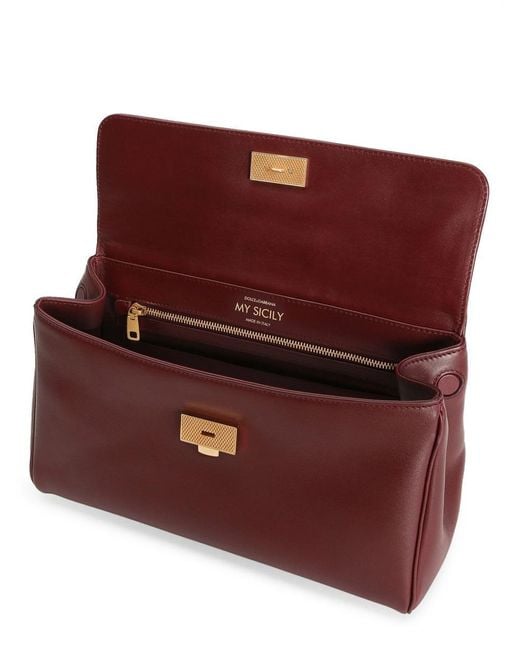 Dolce & Gabbana Purple "My Sicily" Handbag