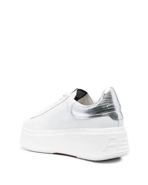 Ash White Moby Low-top Sneakers
