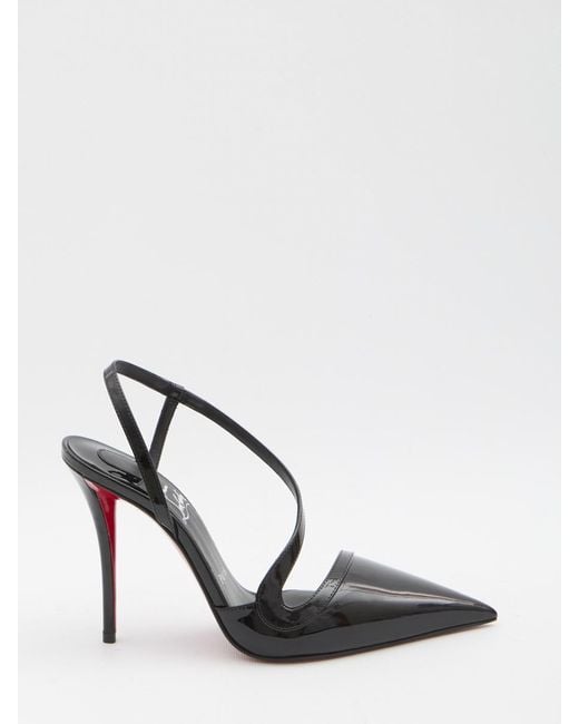 Christian Louboutin White Rosa Z Slingback Pumps