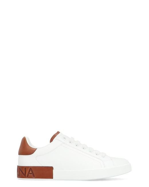 Dolce & Gabbana White Dolce&Gabbana Sneakers Portofino for men
