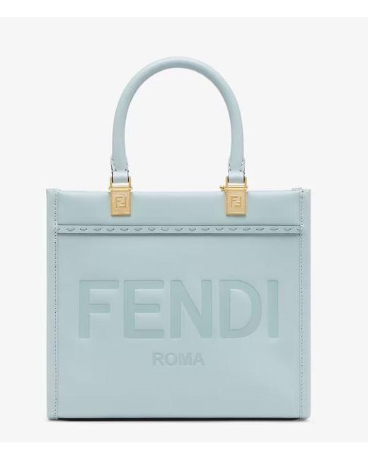 Fendi Blue "Sunshine" Small Hand Bag