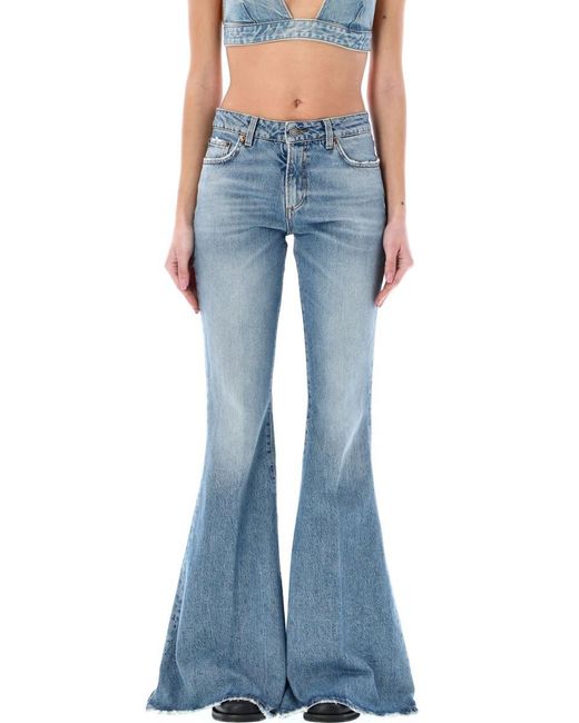 Haikure Blue Farrah Flared Jeans