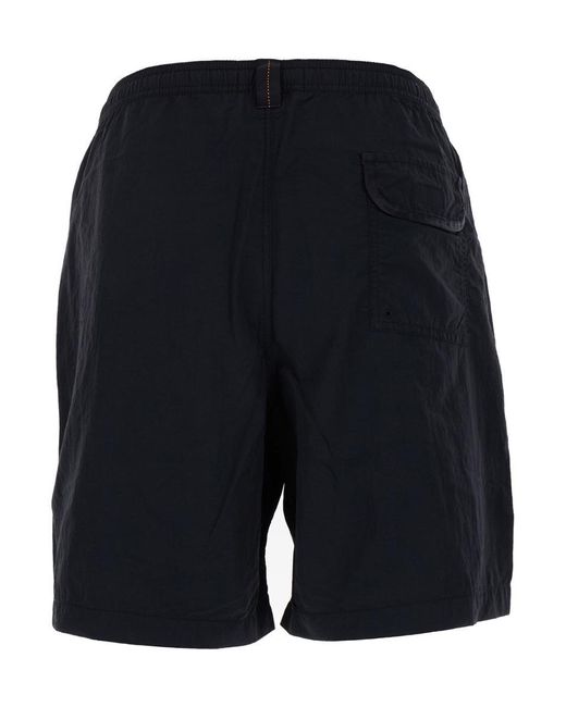 Parajumpers Blue Bermuda Shorts With Drawstring for men