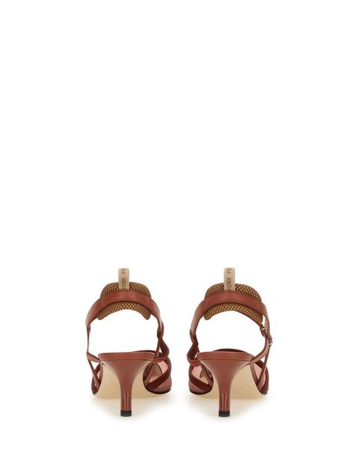 Fendi Brown Slingback "Hummingbird Lite"