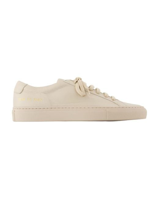 Common Projects Natural Achilles S Sneakers
