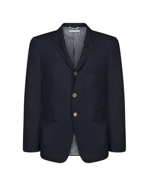 Thom Browne Blue Blazer Jacket for men