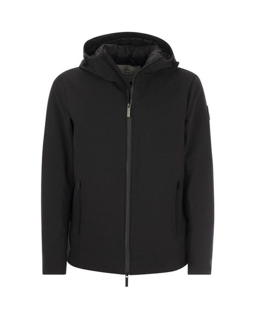 Woolrich Black Pacific - Softshell Jacket for men