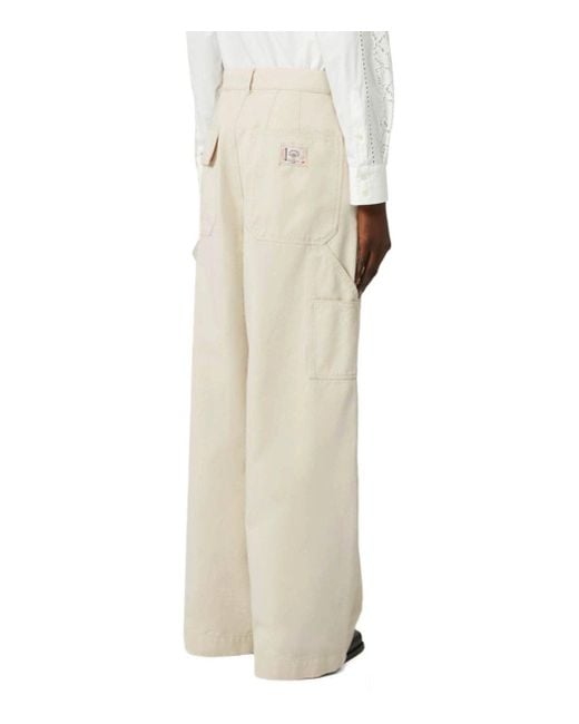 Weekend by Maxmara White Caronte Ivory Trousers