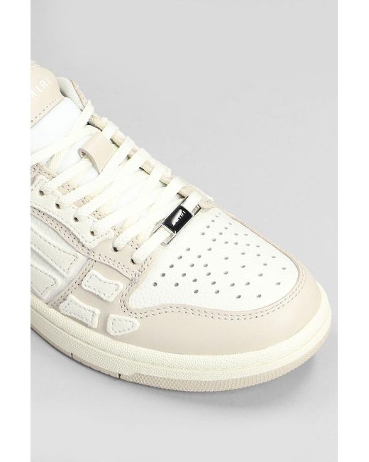 Amiri White Skel Top Low Sneakers