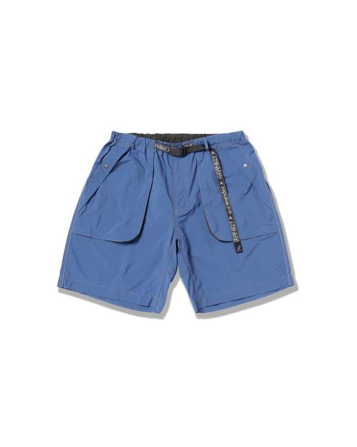 GRAMICCI x and wander Blue Brushed Nylon Short for men