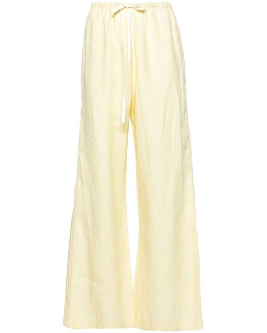 Forte Forte Yellow Elasticated Trousers