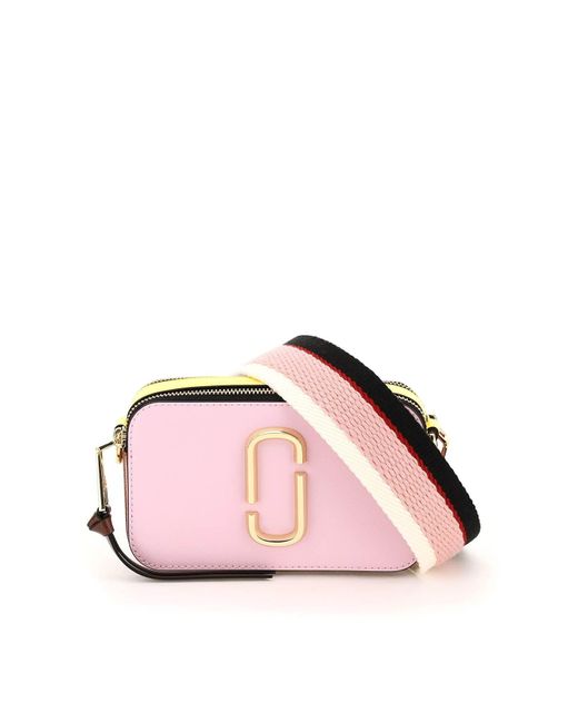 Marc Jacobs Leather The Colorblock Snapshot Camera Bag Lyst