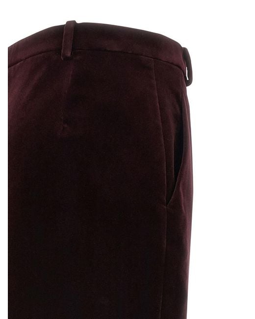 Saint Laurent Black Velvet Skirt
