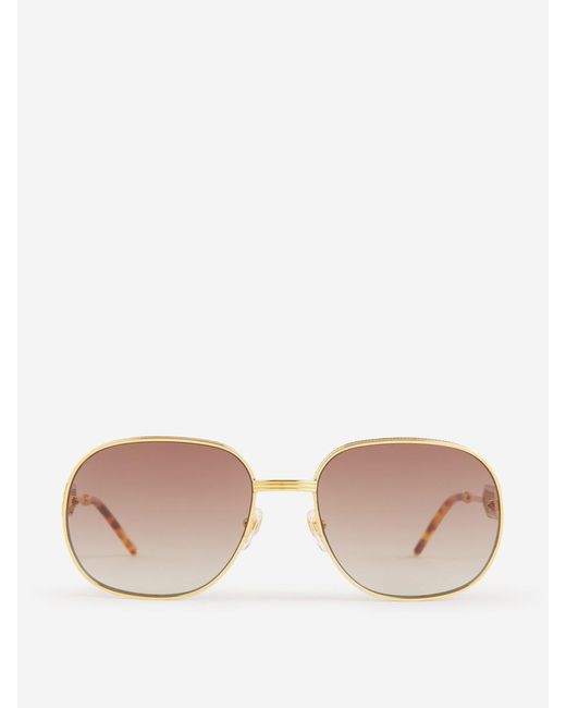 Casablancabrand Pink Metallic Sunglasses for men